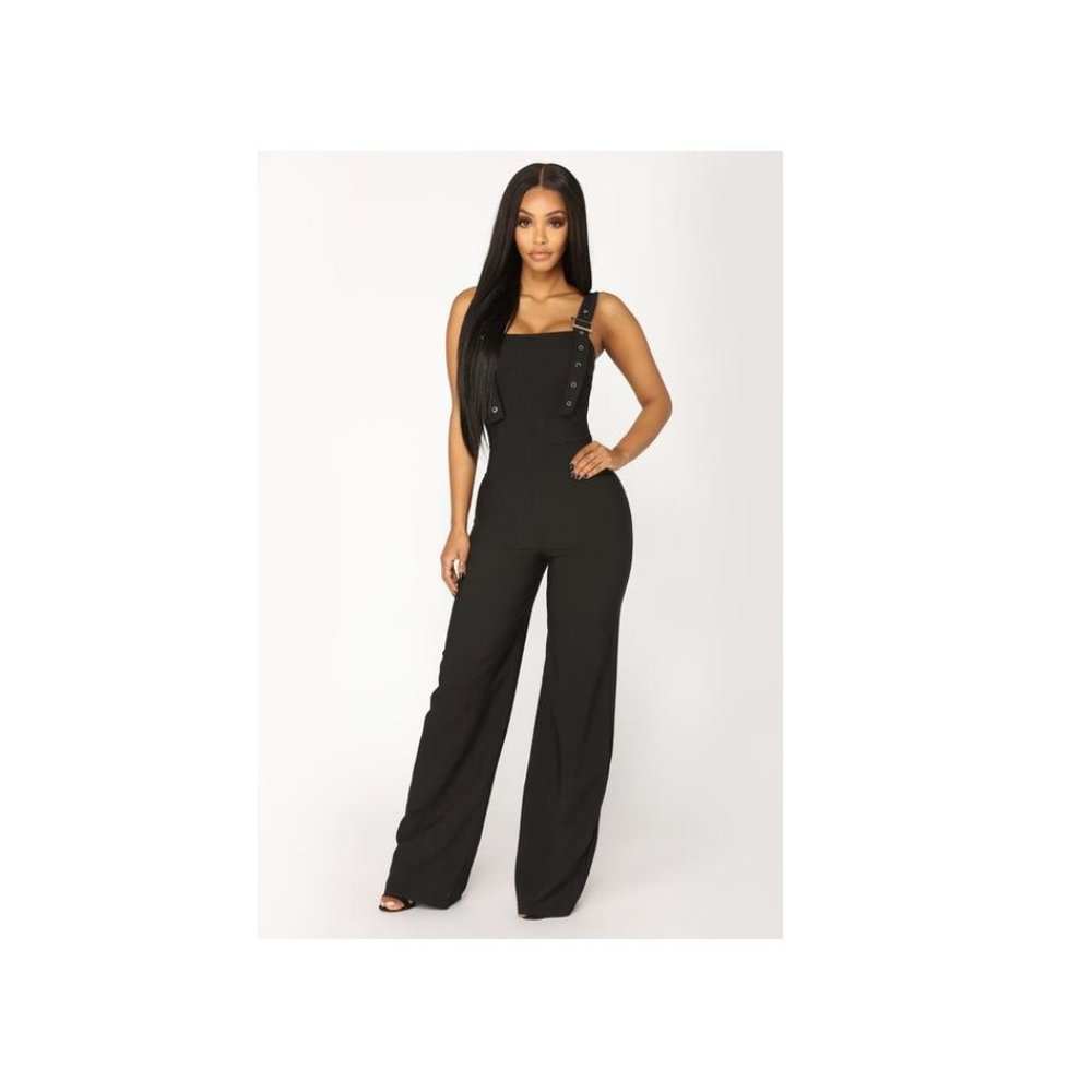 Sexy Buckle Jumpsuit (New with Tag)
